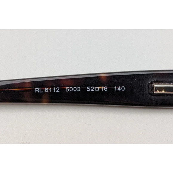 🕶️Ralph Lauren RL6112 5003 Eyeglasses 52/16 140 /KAZ857🕶️ - Picture 5 of 10
